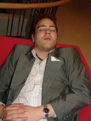 Jakken lidt mere beskidt og Jess væsentlig midre frisk........Godnat og tak for i år
