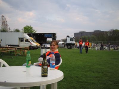 En øl i forgrunden, men dem drak vi ikke..... ikke endnu
