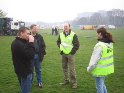 Morgenholdet er klar
