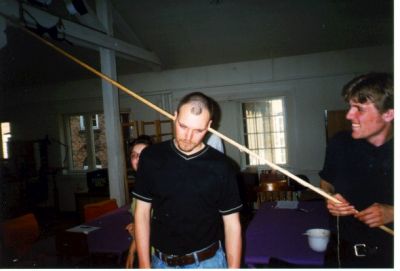 Allerede inden konventet, havde Peter Andersen en ordentlig kæp i øret
