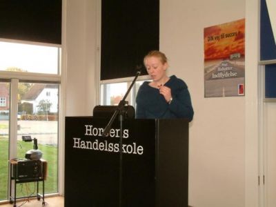 Den kommende næstformand på talerstolen
