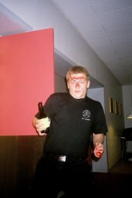 Dixen efter en mindre skade...
