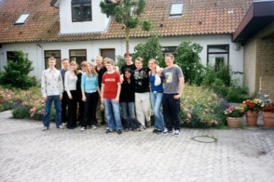 Hele holdet samlet på afslutningsdagen
