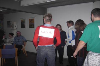 og her er de på scenen
