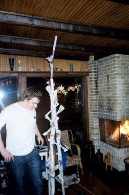 Bernth studerer det færdige resultat
