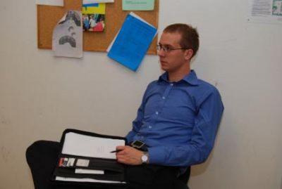 Mathias Nørvig kiggede også forbi og underviste
