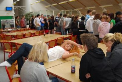 Så er det blevet tid til frokost, for de fleste ihvertfald
