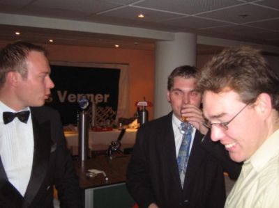 Så er vi klar til velkomstdrikken
