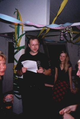 Steen Veee holder præsidentens tale
