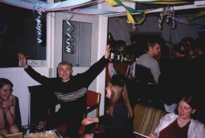 Den nye formand, Dan, er i godt humør
