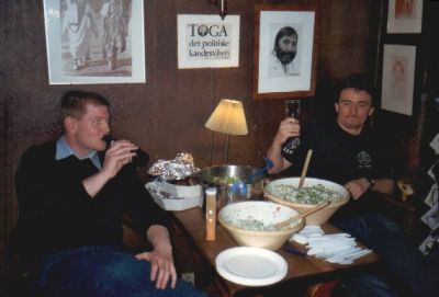 Torben og Allan vil ikke gå sultne fra mødet
