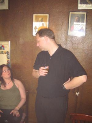 Afgående bestyrelsesmedlem Steen V er klar til mødet
