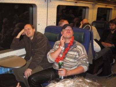 Tilbage imod byen, maden venter
