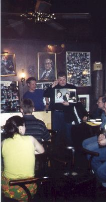 Præsidenten havde maaaaange billeder med!
