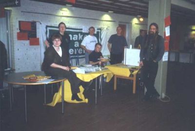 PG'erne følger med i mødet
