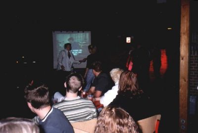 Et stemningsbillede fra fredag aften
