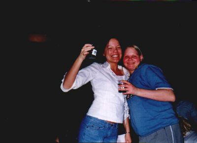 Et par lystige deltagere
