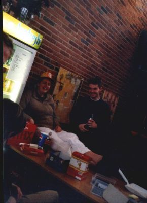 Helene er som sædvanlig morgenfrisk
