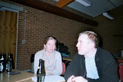 Sek-leder Dan er her også, her sammen med Jeanette
