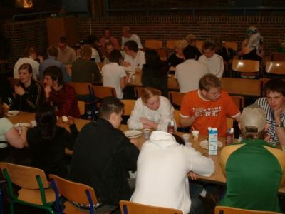 Så er vi klar med morgenmaden
