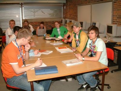 Med morgenmaden vel overstået er vi klar til dagens workshoparbejde
