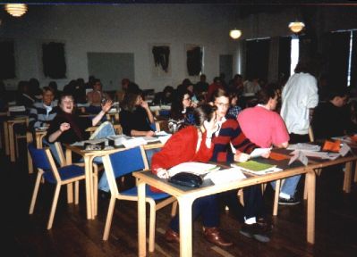 Salen med Region 11 i forgrunden
