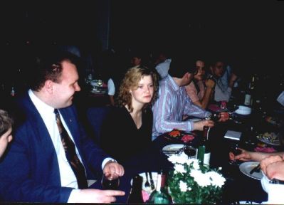 Jakob og Signe ved Middagen
