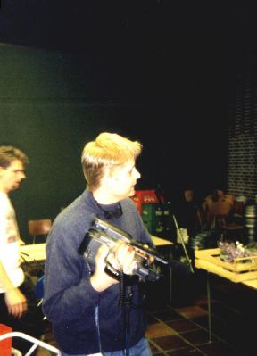 Asbjørn er som altid klar til at optage
