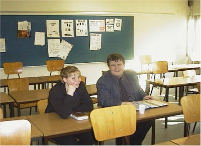 Vicky og Robert Larsen i deres workshop
