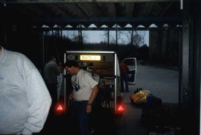 Vores lille trailer bliver fyldt med et par enkelte småting
