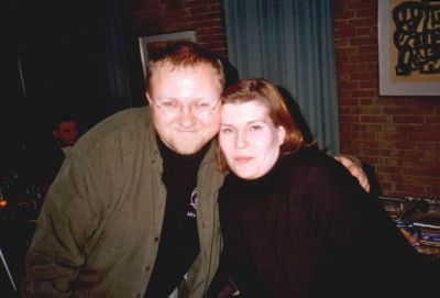 Mønsted og Lisbet i et romantisk øjeblik
