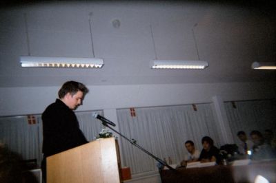 Næstformanden er klar til at holde sin beretning
