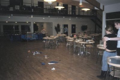 Så er det slut og det er tid til rengøring
