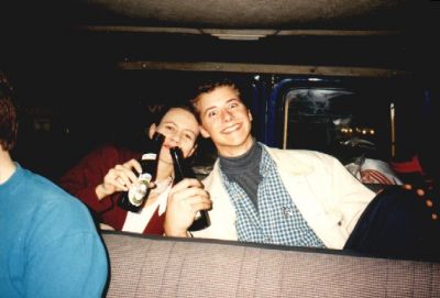 Lisbeth Lund og Mark Stokholm på vej til møde
