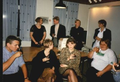 Rødvinsmøde med den gamle Hovedbestyrelse
