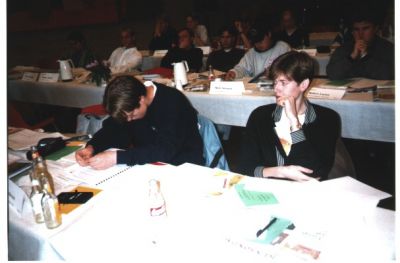 Søndag morgen og en kommende FU'er er helt klar til at deltage aktivt
