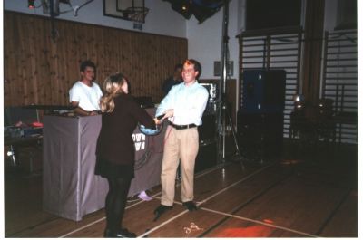 Et kig ned i salen med en nyvalgt 1. suppleant til FU i forgrunden
