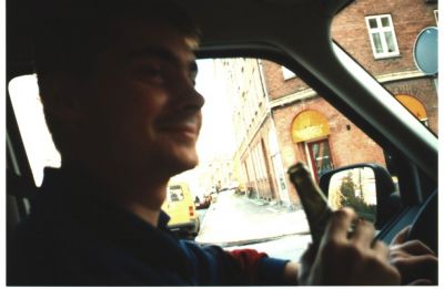 Per Loft varmer op inden køreturen til Vejle torsdag middag
