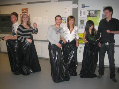 Så er vi klar til sækkevædeløb
